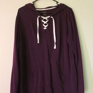 Purple Tunic Hoodie